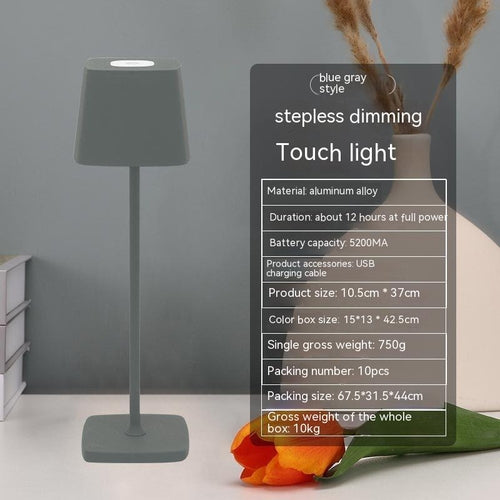 USB Rechargeable Desk Lamp Bedroom Touch Led Atmosphere Small Night