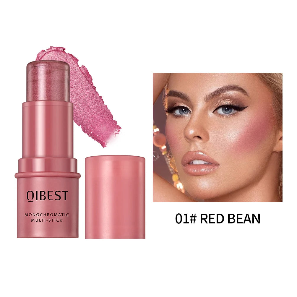 3-in-1 Cheek Blush Stick Lip Tinted Eyes Cheek Lips Brighten Cream