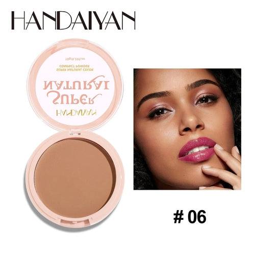 8 Color Matte Face Pressed Powder 24 Hours Oil Control Natural Setting