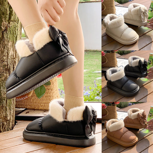 Winter Women Cute Warm Ankle Boots Outdoor Non-slip Thick Sole Snow