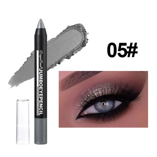 Smoky Dark Green Eyeshadow Pencil Stick Waterproof Pearlescent 12