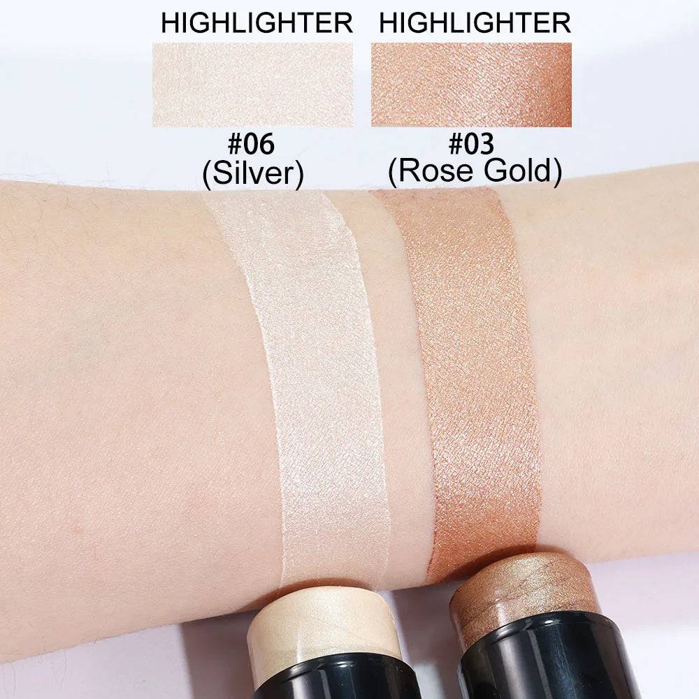 Highlighting&Bronzer Stick Face Brightening Blusher Rouge Concealer