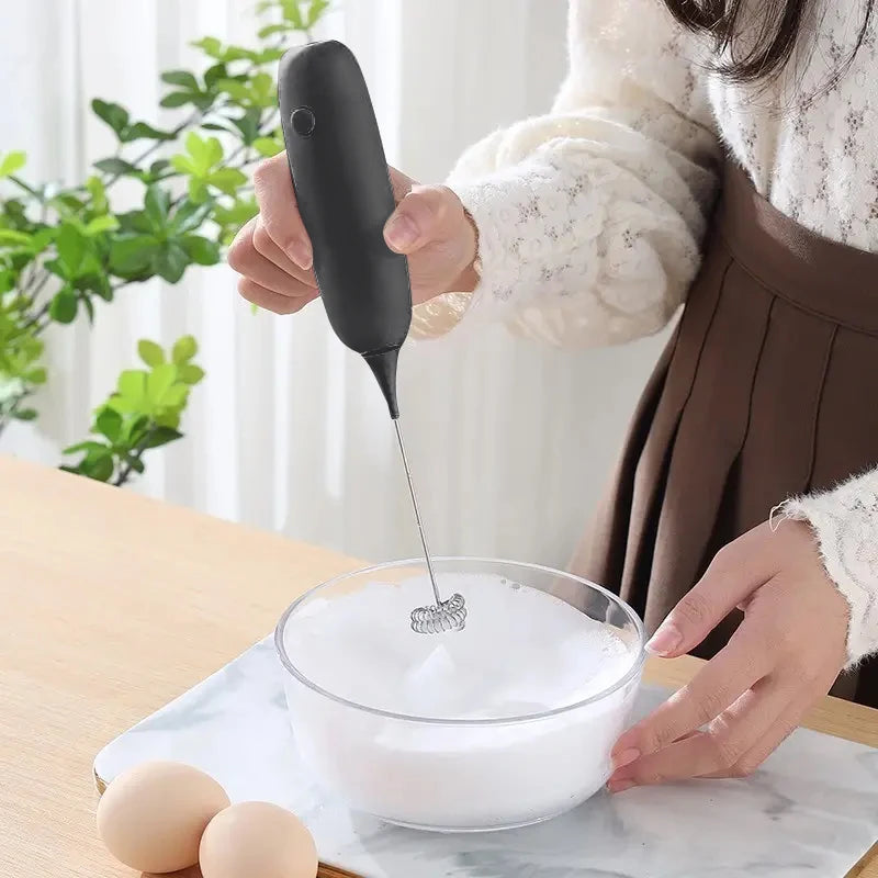 1PC Battery Model Handheld Egg Beater Froth Mixer Kitchen Automatic