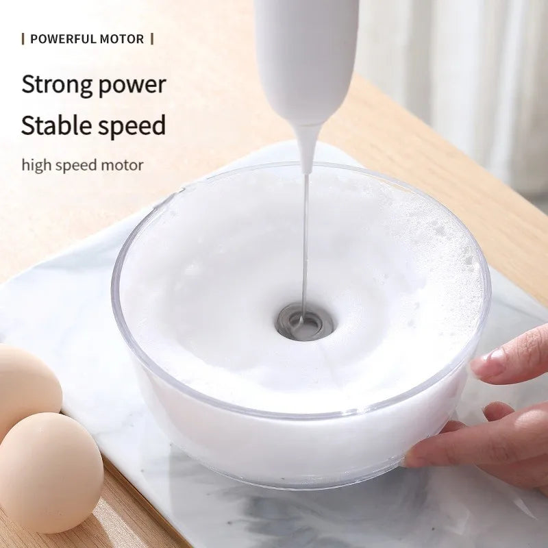 1PC Battery Model Handheld Egg Beater Froth Mixer Kitchen Automatic