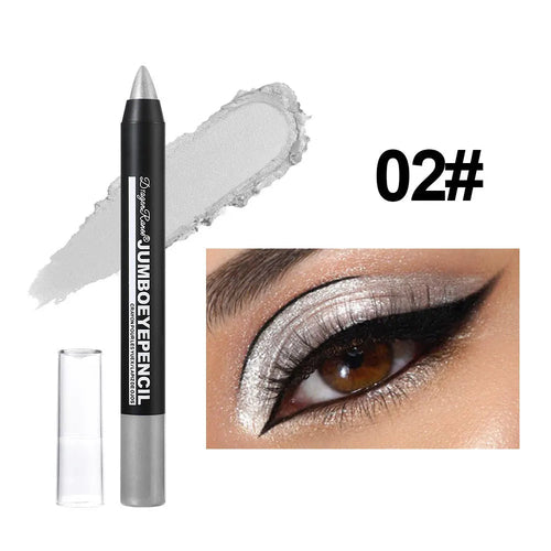Smoky Dark Green Eyeshadow Pencil Stick Waterproof Pearlescent 12