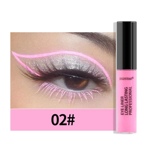 8 Color Eyeliner Liquid Pencil Waterproof Easy To Wear Make Up Matte