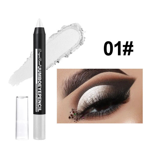 Smoky Dark Green Eyeshadow Pencil Stick Waterproof Pearlescent 12