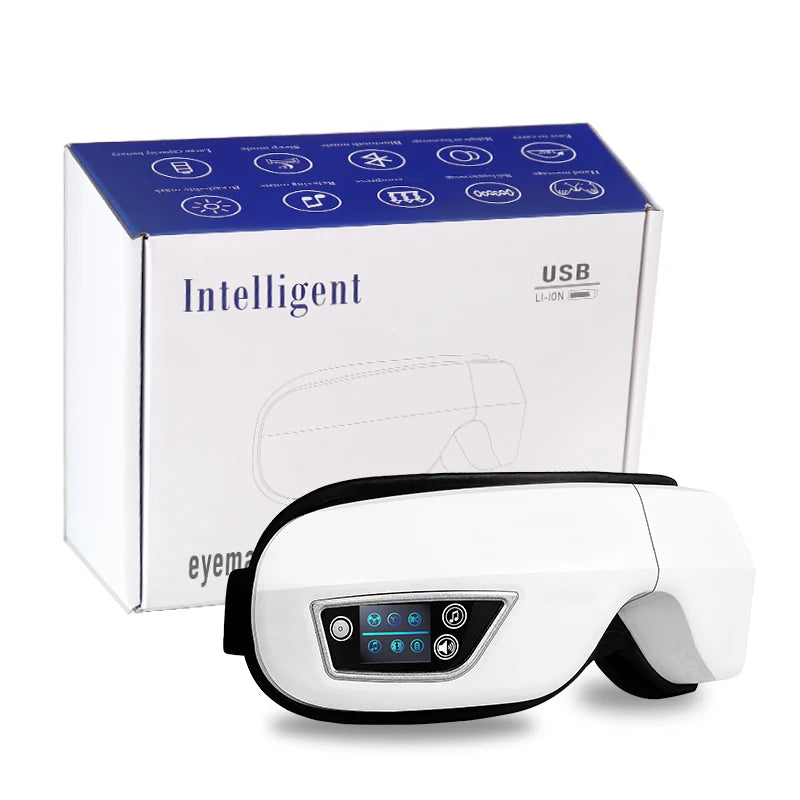 6D Smart Eye Massager Vibration Airbag Compress Eye Care Instrument