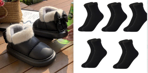 Winter Women Cute Warm Ankle Boots Outdoor Non-slip Thick Sole Snow